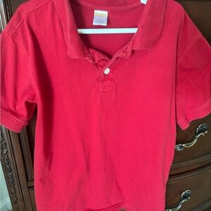 Classic Red Kids Polo Shirt